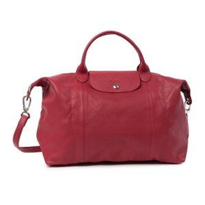 LONGCHAMP Le Pliage Cuir Leather Handbag